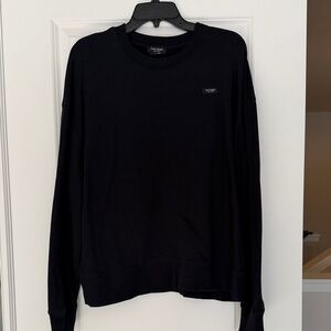 Kate Spade essential logo sweatshirt in black size large
